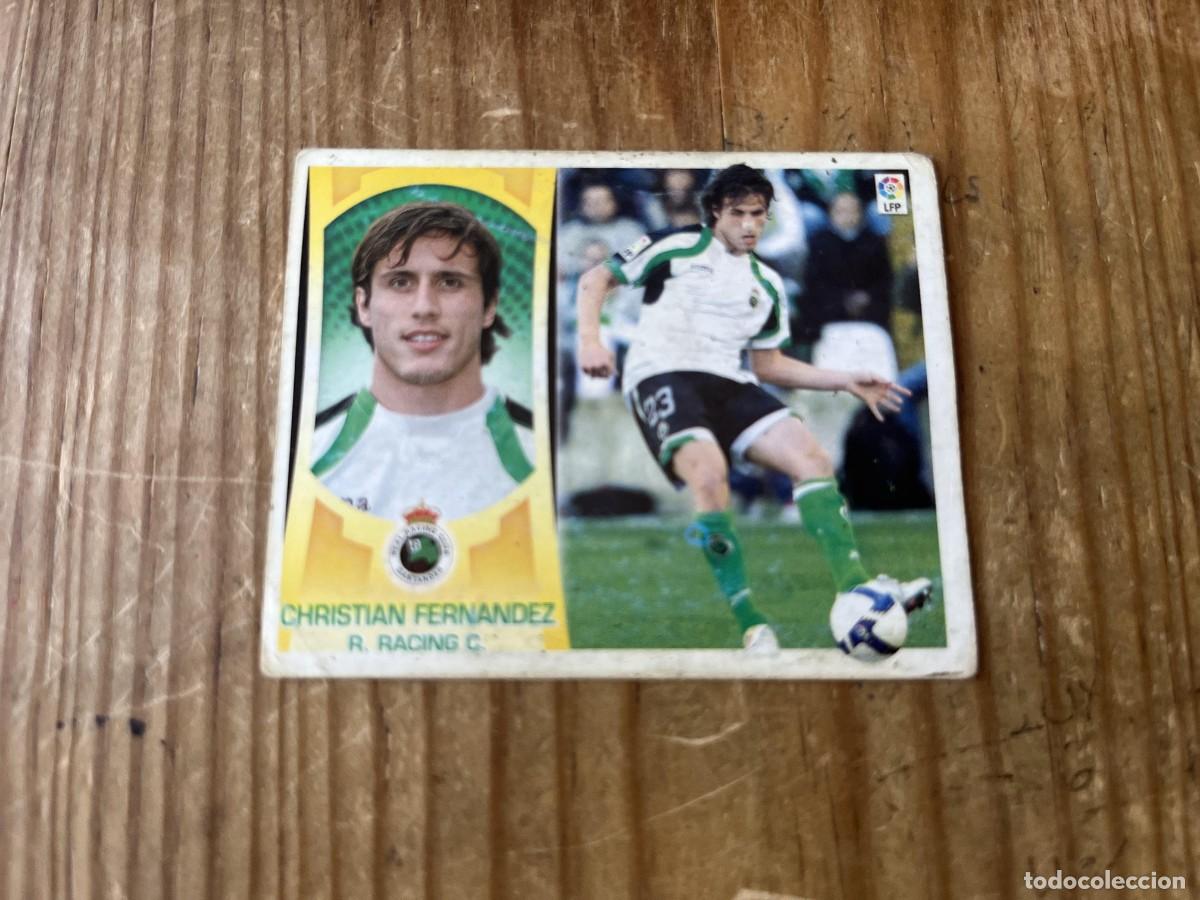 Fu&szlig;ball-Sticker: CROMO SIN PEGAR NUNCA PEGADO ALBUM LIGA ESTE 09 10 2009 2010 RACING SANTANDER 5 CHRISTIAN FERNANDEZ