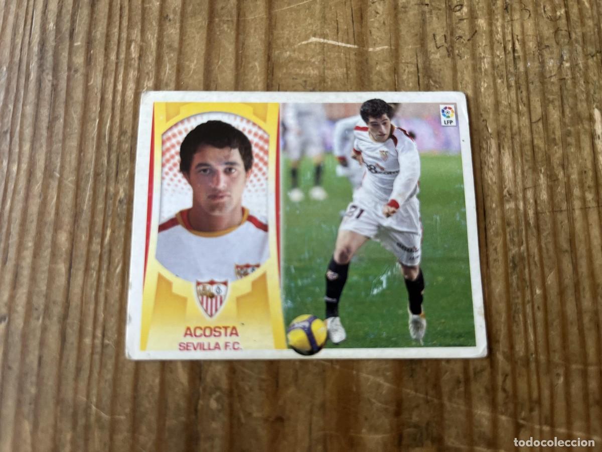 Fu&szlig;ball-Sticker: CROMO SIN PEGAR NUNCA PEGADO ALBUM LIGA ESTE 09 10 2009 2010 SEVILLA # 14B ACOSTA