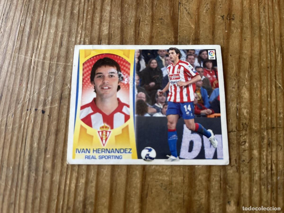 Cromos de Futebol: CROMO SIN PEGAR NUNCA PEGADO ALBUM LIGA ESTE 09 10 2009 2010 SPORTING GIJON # 5 IVAN HERNANDEZ