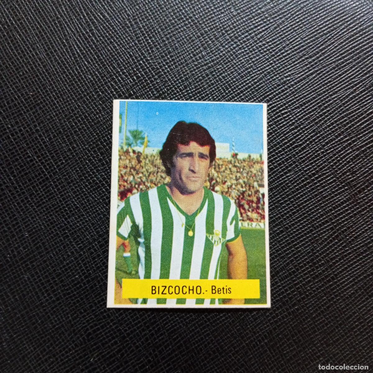 Cartes &agrave; collectionner de Football: BIZCOCHO REAL BETIS FINI 1975 1976 CROMO FUTBOL LIGA 75 76 - SIN PEGAR - A70 PG19