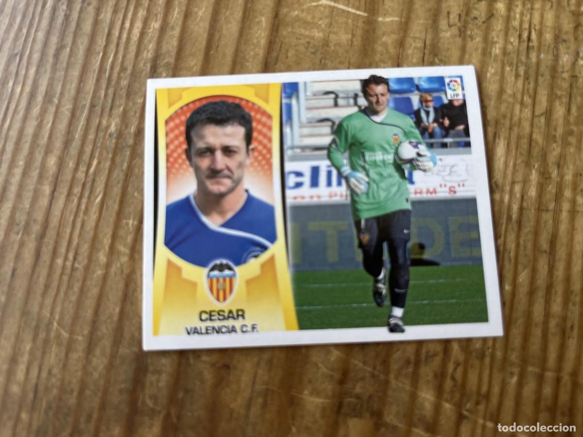 Fu&szlig;ball-Sticker: CROMO SIN PEGAR NUNCA PEGADO ALBUM LIGA ESTE 09 10 2009 2010 VALENCIA # 2 CESAR