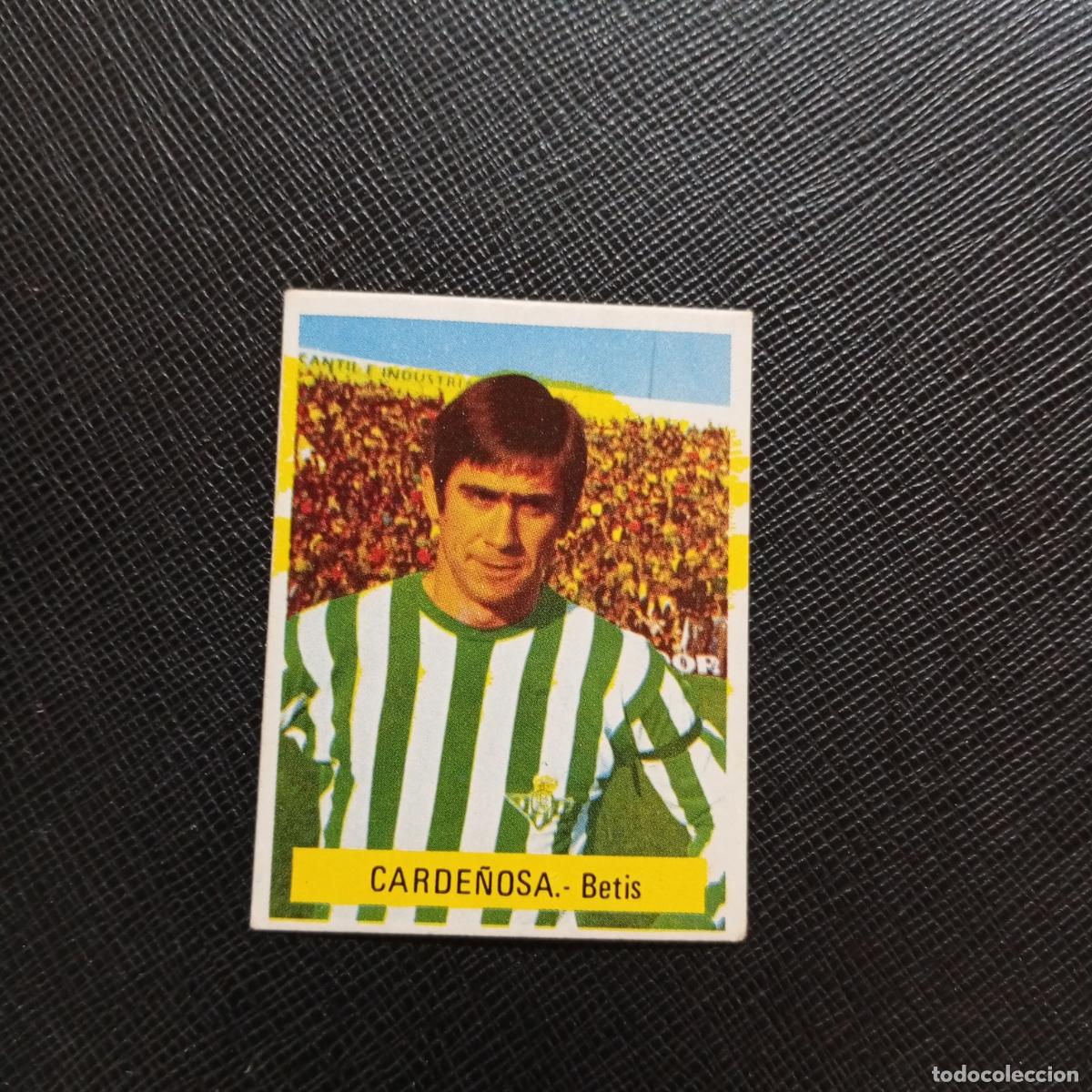 Cromos de f&uacute;tbol: CARDE&Ntilde;OSA REAL BETIS FINI 1975 1976 CROMO FUTBOL LIGA 75 76 - SIN PEGAR - A70 PG19