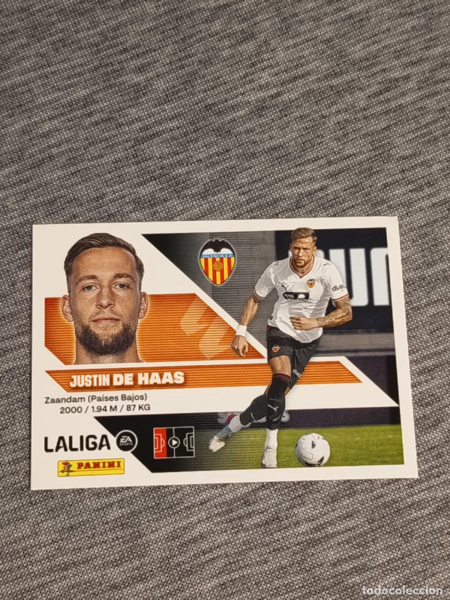 Cromos de f&uacute;tbol: Liga este 26 27 Panini DE HAAS FICHAJE N&deg;9 VALENCIA nuevo
