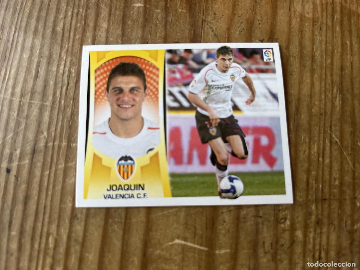Cromos de f&uacute;tbol: CROMO SIN PEGAR NUNCA PEGADO ALBUM LIGA ESTE 09 10 2009 2010 VALENCIA # 12 JOAQUIN