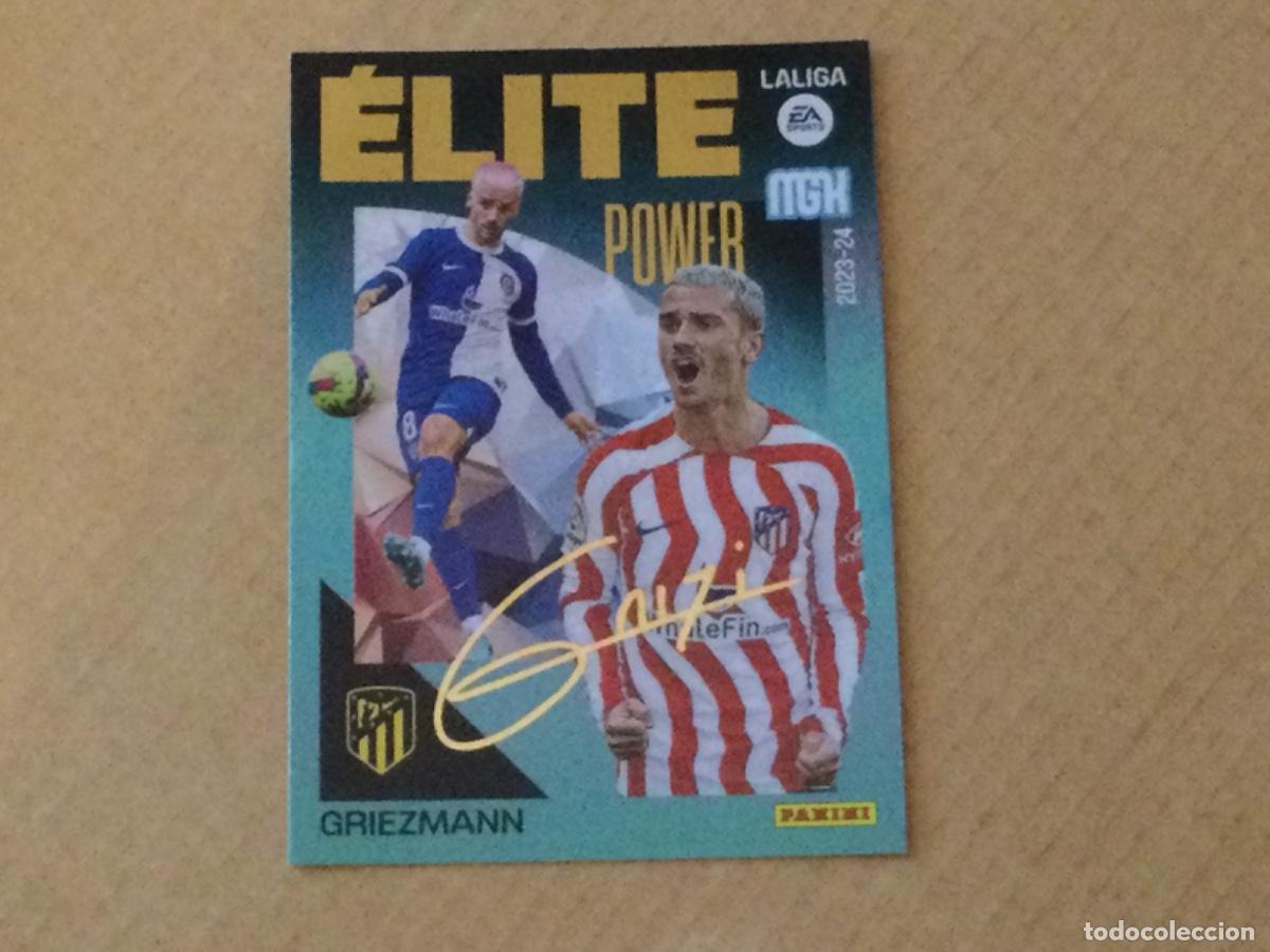 Cromos de f&uacute;tbol: Cromo panini megacracks 2023-24 Griezmann At.Madrid Elite power