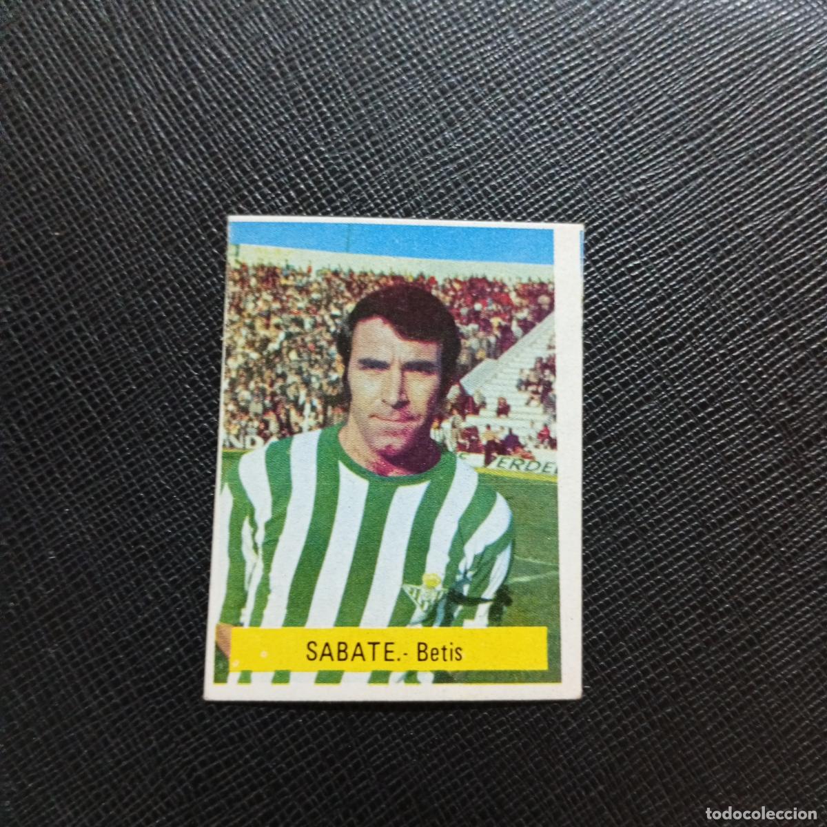 Cromos de f&uacute;tbol: SABATE REAL BETIS FINI 1975 1976 CROMO FUTBOL LIGA 75 76 - SIN PEGAR - A70 PG19