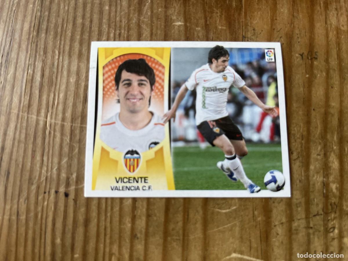Cromos de f&uacute;tbol: CROMO SIN PEGAR NUNCA PEGADO ALBUM LIGA ESTE 09 10 2009 2010 VALENCIA # 14B VICENTE