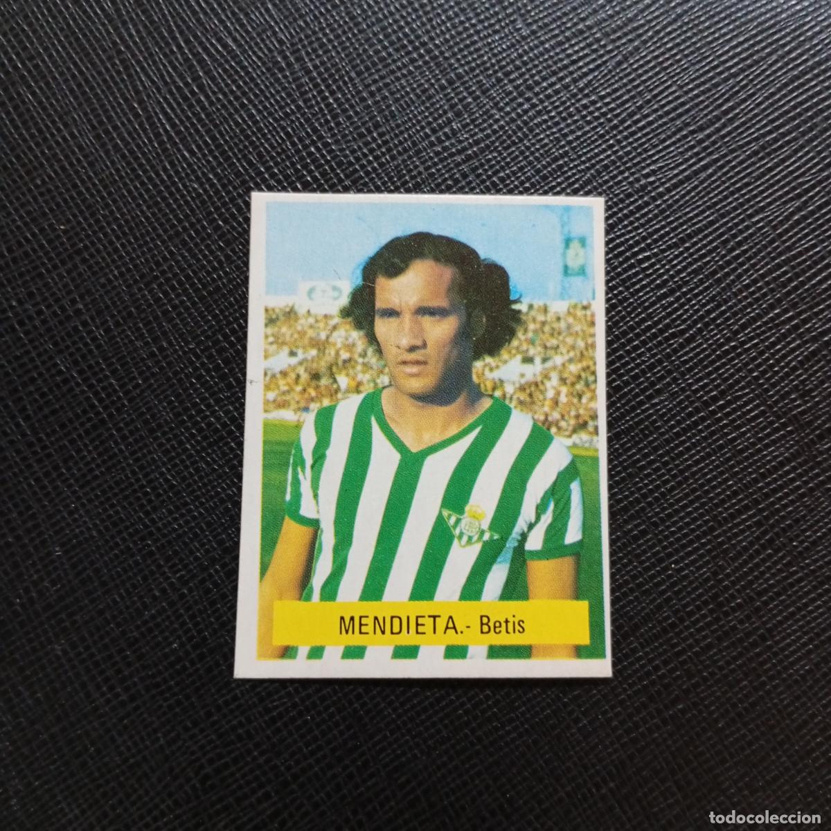 Cromos de f&uacute;tbol: MENDIETA REAL BETIS FINI 1975 1976 CROMO FUTBOL LIGA 75 76 - SIN PEGAR - A70 PG28