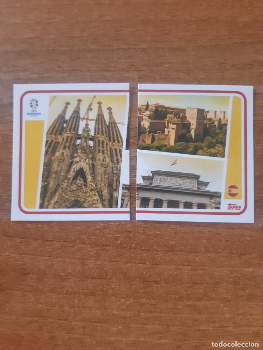 Cromos de f&uacute;tbol: CROMOS P1 Y P2 ESPA&Ntilde;A EURO 2024 TOPPS STICKERS EUROCOPA ALEMANIA 2024. NUEVO SIN PEGAR