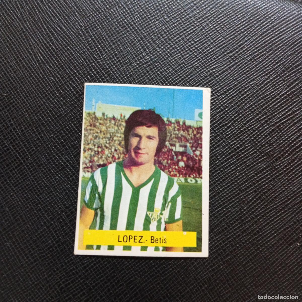 Cromos de f&uacute;tbol: LOPEZ REAL BETIS FINI 1975 1976 CROMO FUTBOL LIGA 75 76 - SIN PEGAR - A70 PG28
