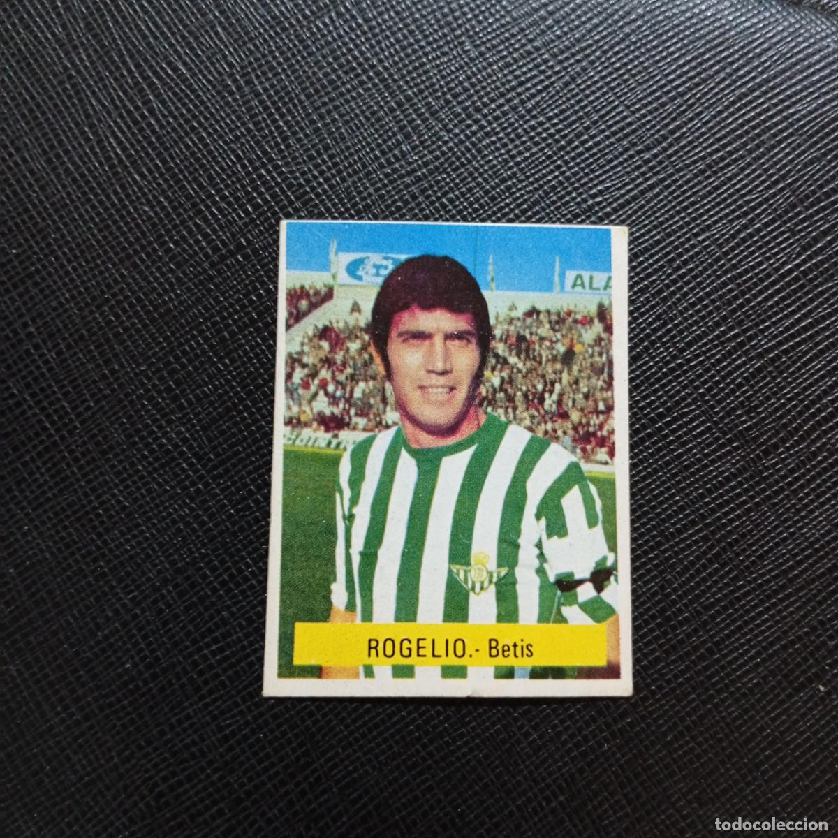 Cromos de f&uacute;tbol: ROGELIO REAL BETIS FINI 1975 1976 CROMO FUTBOL LIGA 75 76 - SIN PEGAR - A70 PG28