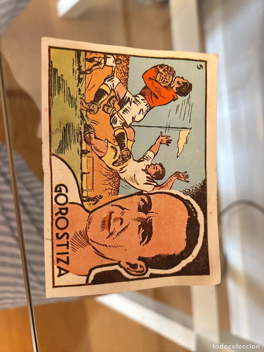Cromos de f&uacute;tbol: GOROSTIZA BUEN ESTADO COMO SE VE