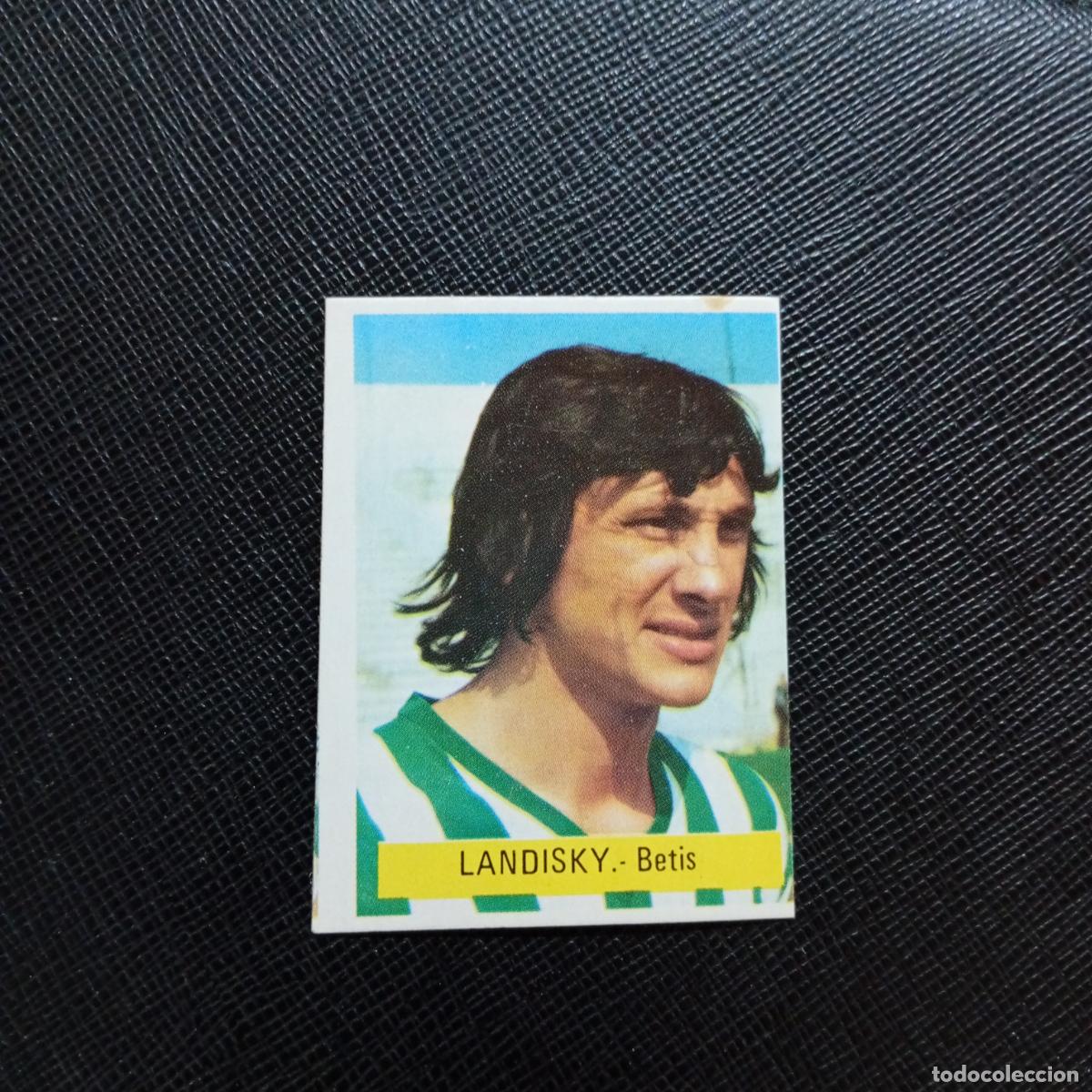 Cromos de f&uacute;tbol: LANDISKY REAL BETIS FINI 1975 1976 CROMO FUTBOL LIGA 75 76 - SIN PEGAR - A70 PG28