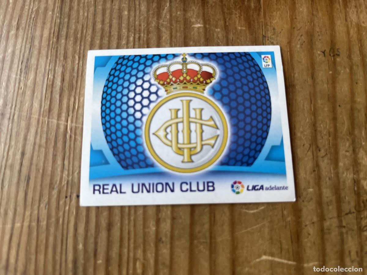 Cromos de f&uacute;tbol: CROMO SIN PEGAR NUNCA PEGADO ALBUM LIGA ESTE 09 10 2009 2010 ESCUDO REAL UNION CLUB IRUN