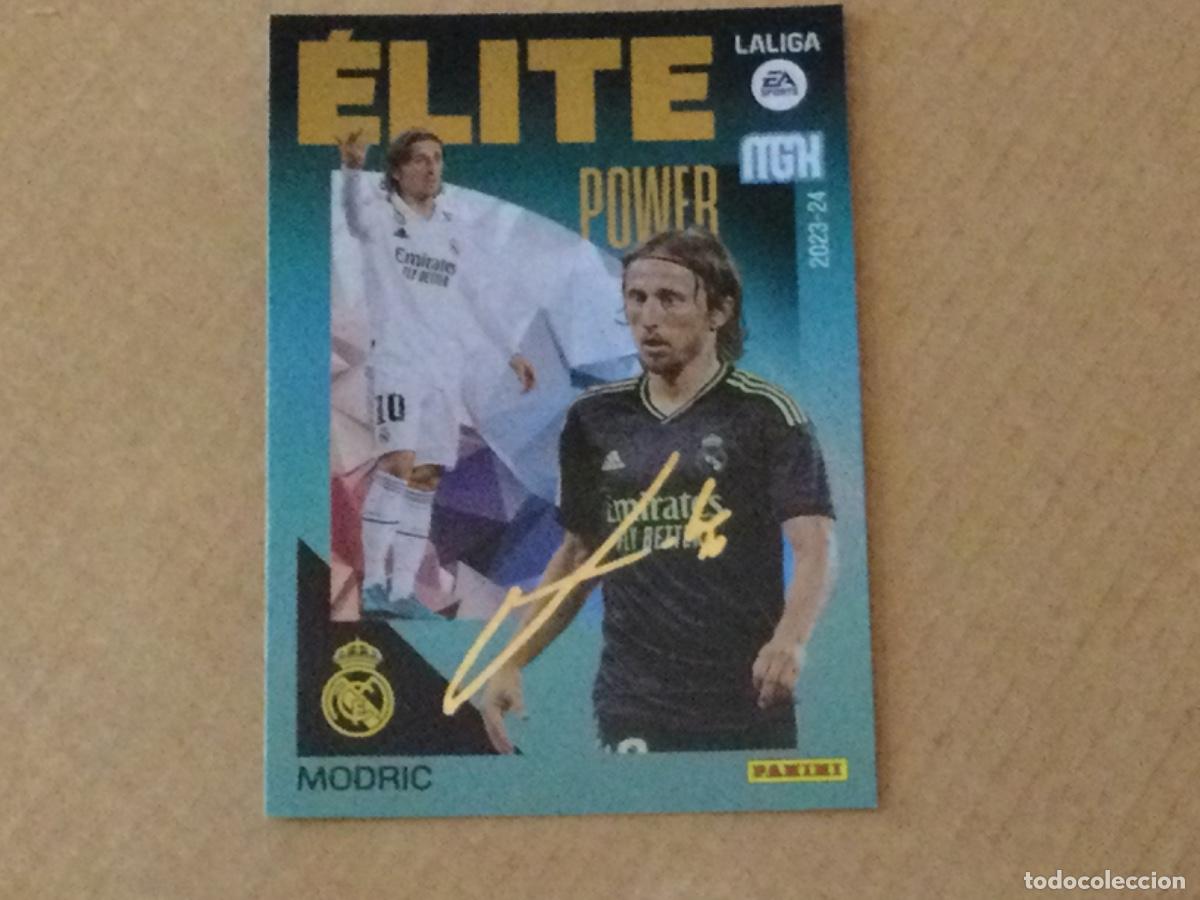 Football Stickers: Cromo panini megacracks 2023-24 Modric Real Madrid elite power