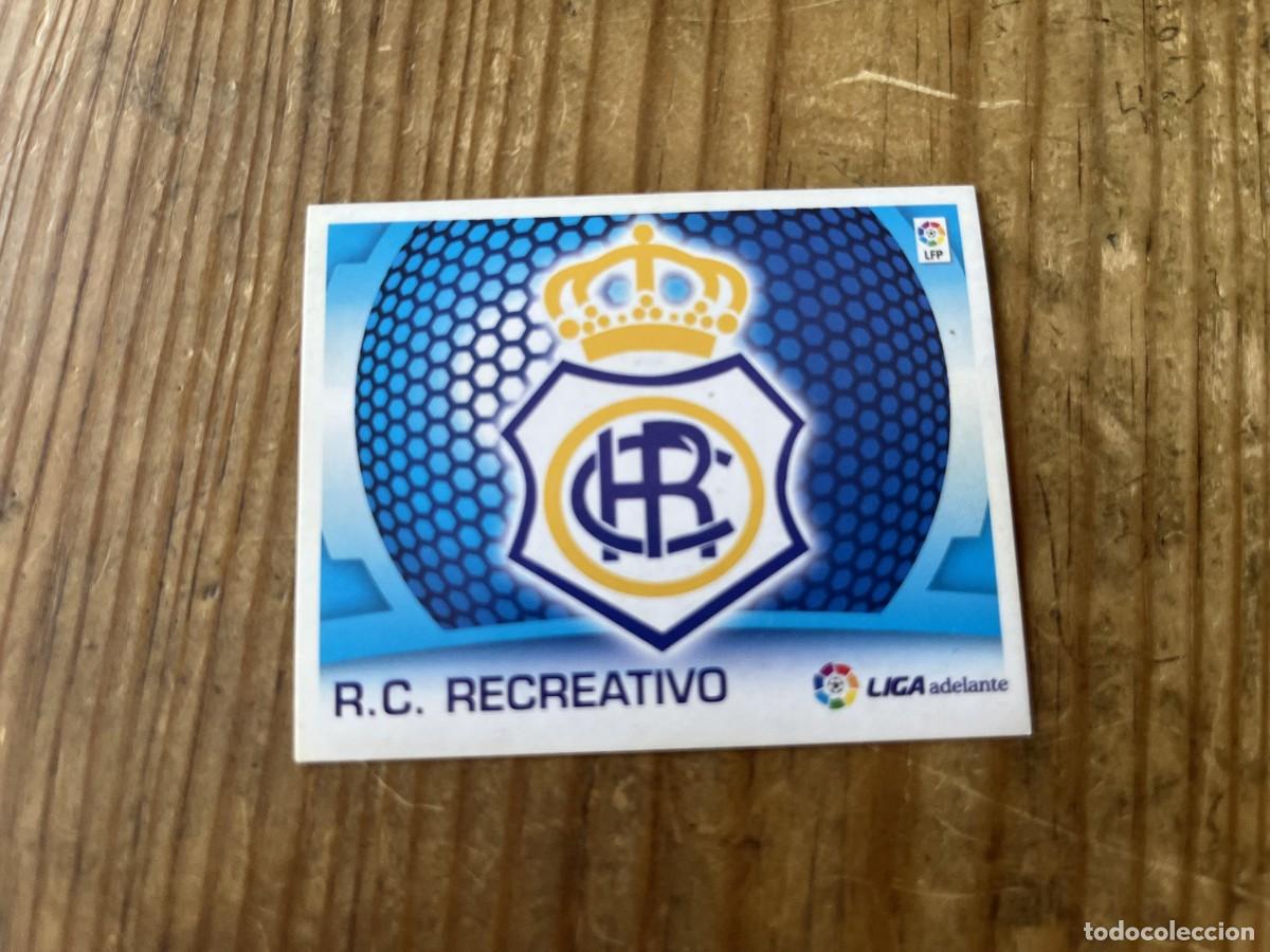 Cromos de f&uacute;tbol: CROMO SIN PEGAR NUNCA PEGADO ALBUM LIGA ESTE 09 10 2009 2010 ESCUDO RECREATIVO HUELVA