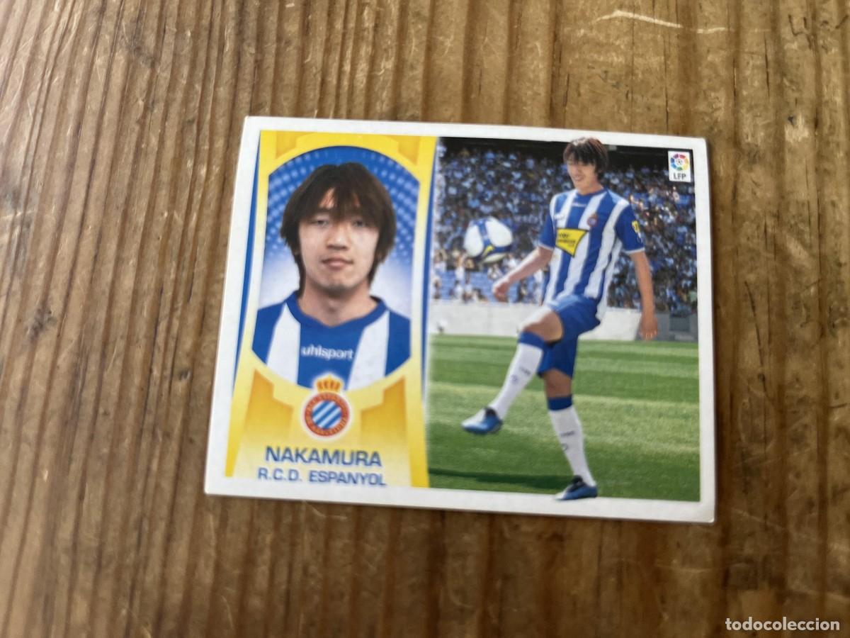 Cromos de f&uacute;tbol: CROMO SIN PEGAR NUNCA PEGADO ALBUM LIGA ESTE 09 10 2009 2010 FICHAJES # 3 NAKAMURA ESPANYOL ESPA&Ntilde;OL