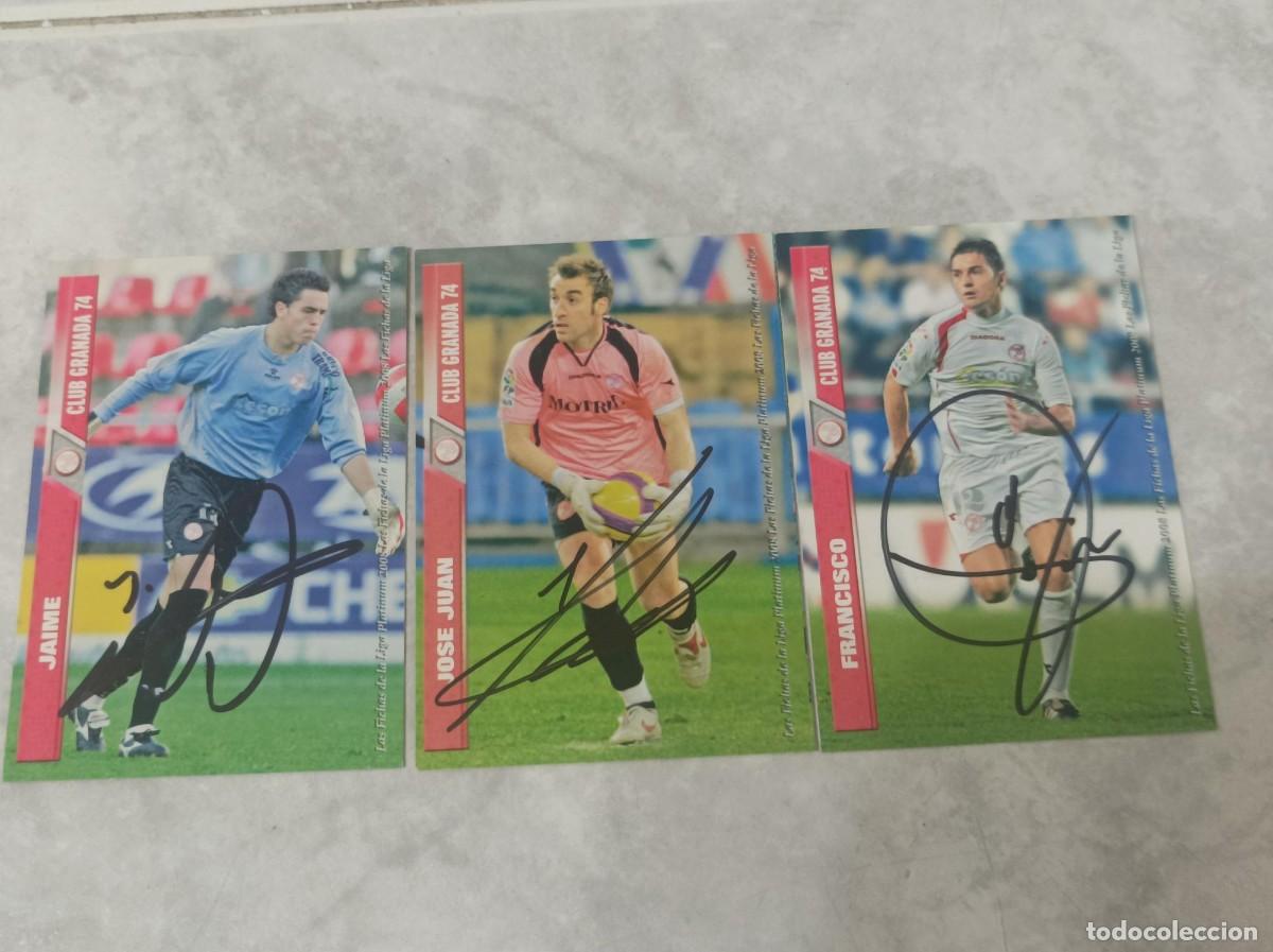 Football Stickers: Cromos futbol firmados Granada 74