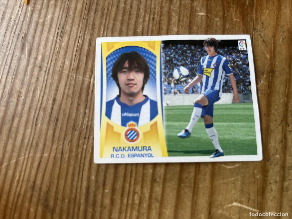 Cromos de f&uacute;tbol: CROMO SIN PEGAR NUNCA PEGADO ALBUM LIGA ESTE 09 10 2009 2010 FICHAJES # 3 NAKAMURA ESPANYOL ESPA&Ntilde;OL