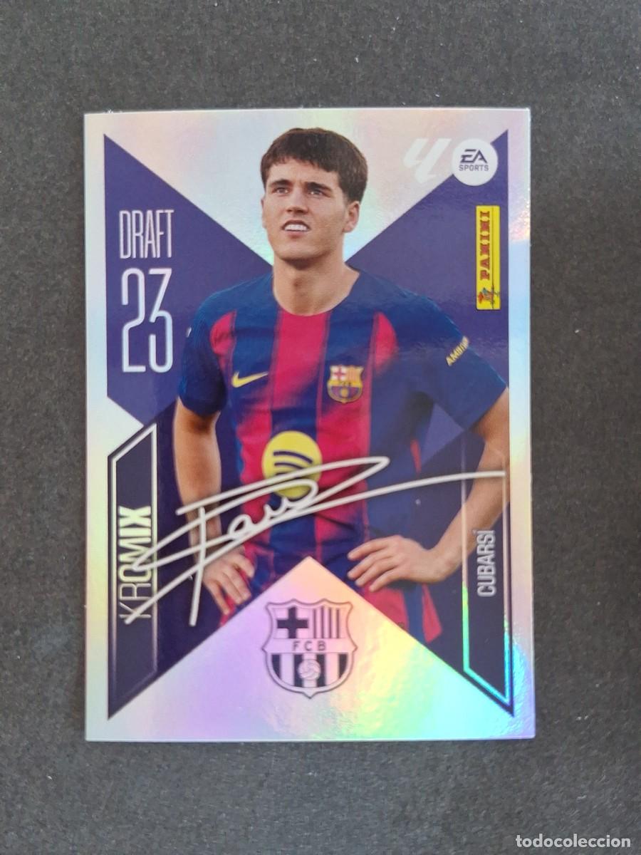 Cromos de f&uacute;tbol: L1 CUBARSI F. C. BARCELONA DRAFT 23 KROMIX LIGA ESTE 2026 2027 26 27 NUNCA PEGADO SIN PEGAR