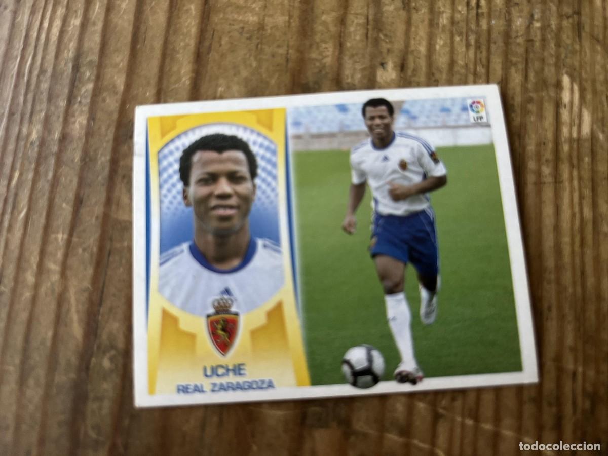 Fu&szlig;ball-Sticker: CROMO SIN PEGAR NUNCA PEGADO ALBUM LIGA ESTE 09 10 2009 2010 FICHAJES # 9 UCHE ZARAGOZA