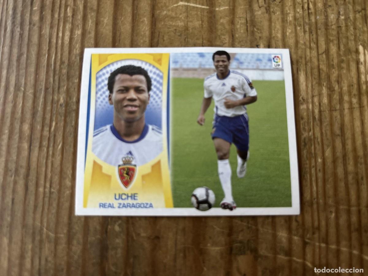 Fu&szlig;ball-Sticker: CROMO SIN PEGAR NUNCA PEGADO ALBUM LIGA ESTE 09 10 2009 2010 FICHAJES # 9 UCHE ZARAGOZA