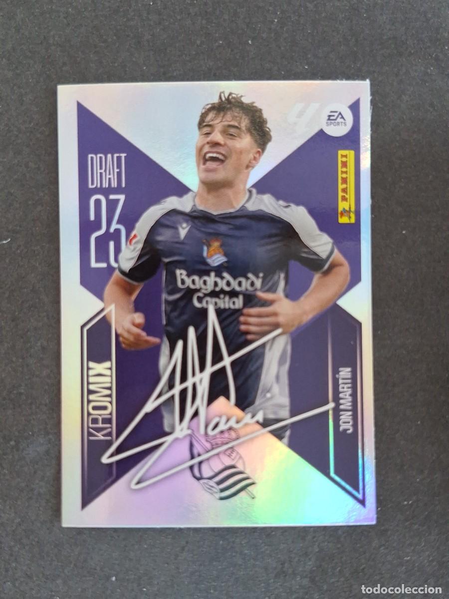 Figurine di Calcio: L1 JON MARTIN REAL SOCIEDAD DRAFT 23 KROMIX LIGA ESTE 2026 2027 26 27 NUNCA PEGADO SIN PEGAR