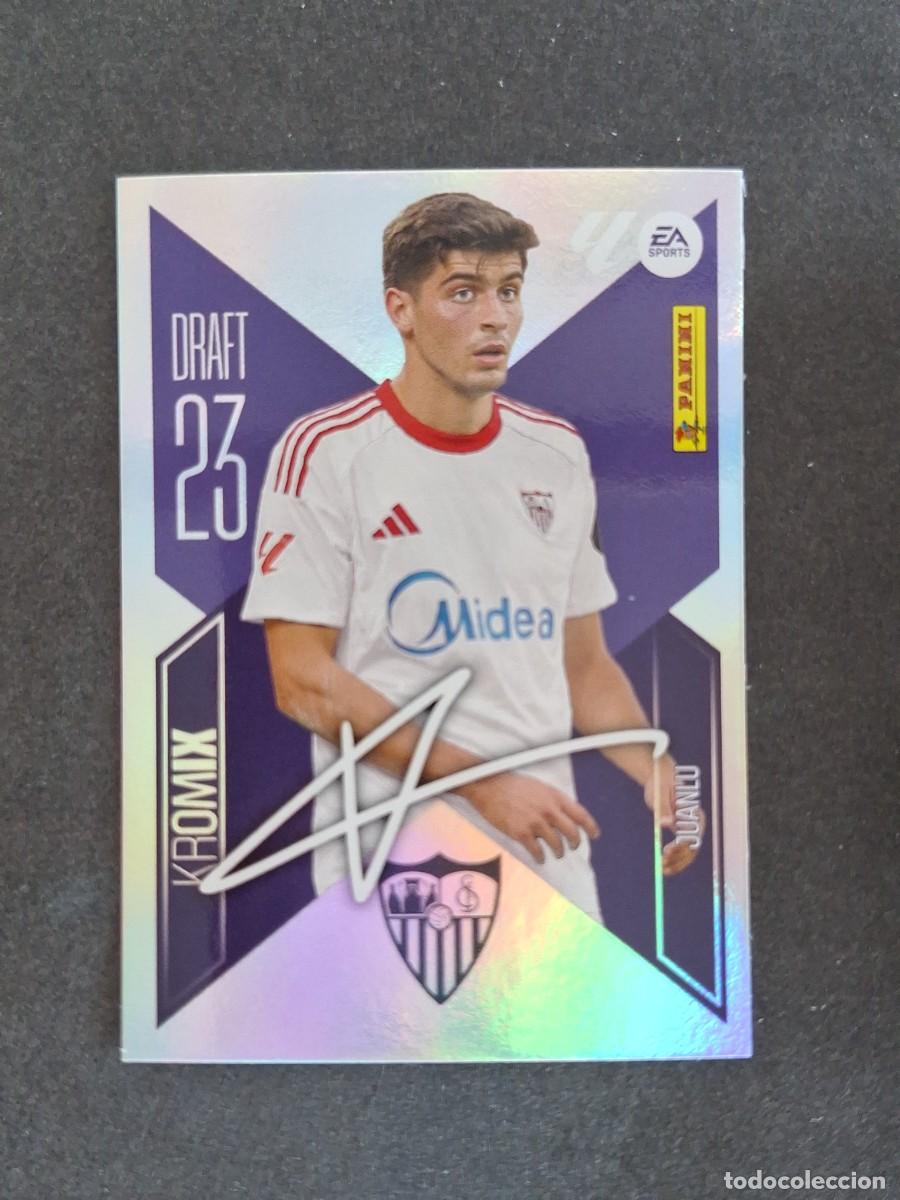 Figurine di Calcio: L1 JUANLU SEVILLA F. C. DRAFT 23 KROMIX LIGA ESTE 2026 2027 26 27 NUNCA PEGADO SIN PEGAR