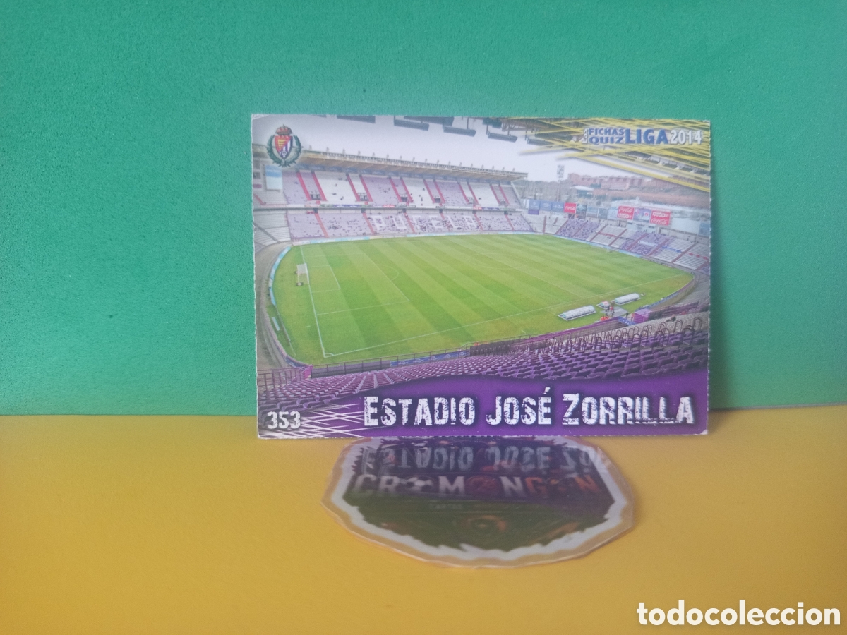 Cartes &agrave; collectionner de Football: ❇️ CROMO ⚽ ESTADIO JOSE ZORRILLA VALLADOLID 353 FICHAS LIGA QUIZ GAME 2014 13 14 2013 MUNDICROMO ❇️
