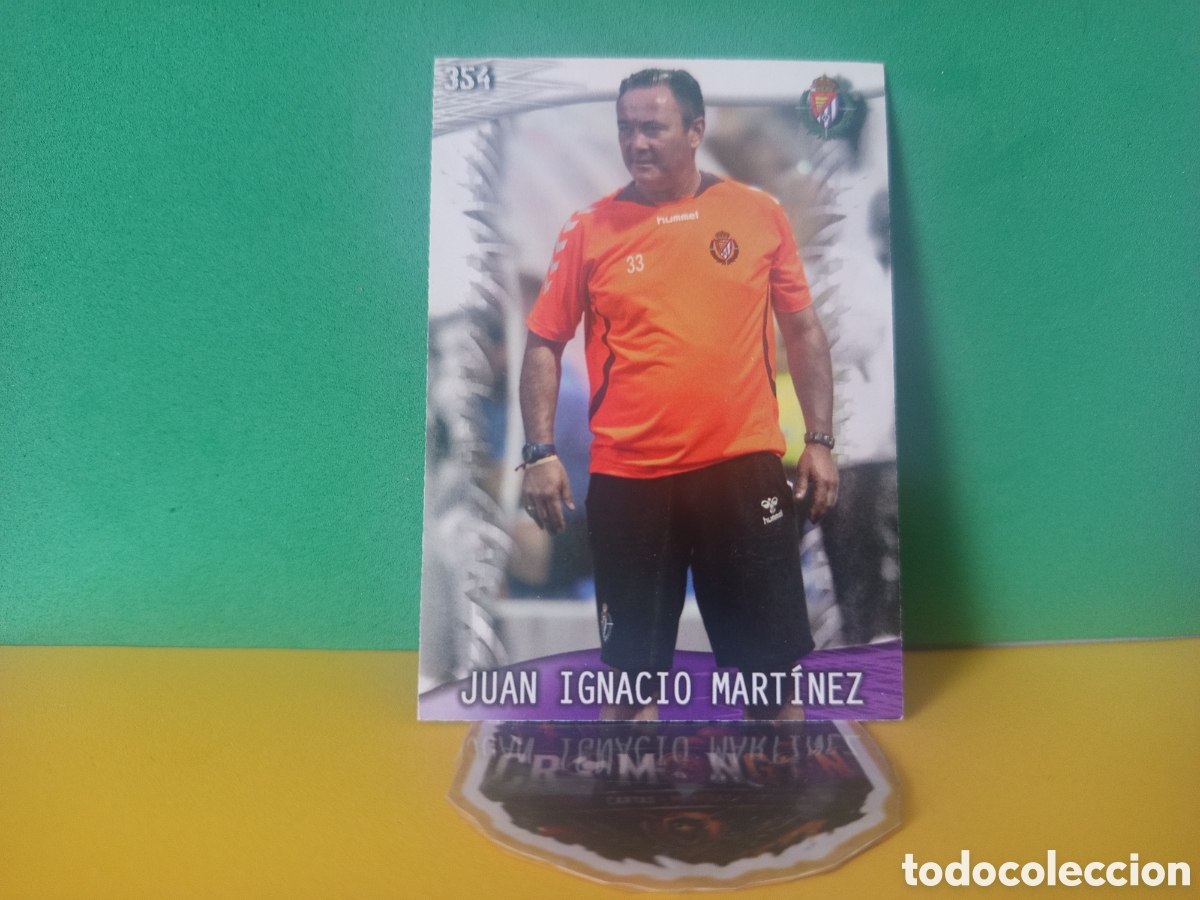 Cartes &agrave; collectionner de Football: ❇️ CROMO ⚽ JUAN IGNACIO MARTINEZ VALLADOLID 354 FICHAS LIGA QUIZ GAME 2014 13 14 2013 MUNDICROMO ❇️