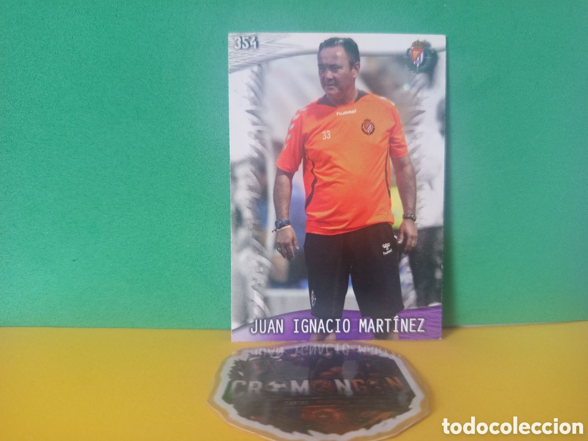 Cartes &agrave; collectionner de Football: ❇️ CROMO ⚽ JUAN IGNACIO MARTINEZ VALLADOLID 354 FICHAS LIGA QUIZ GAME 2014 13 14 2013 MUNDICROMO ❇️