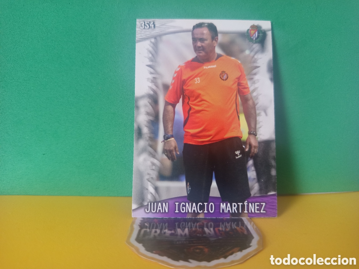 Cartes &agrave; collectionner de Football: ❇️ CROMO ⚽ JUAN IGNACIO MARTINEZ VALLADOLID 354 FICHAS LIGA QUIZ GAME 2014 13 14 2013 MUNDICROMO ❇️