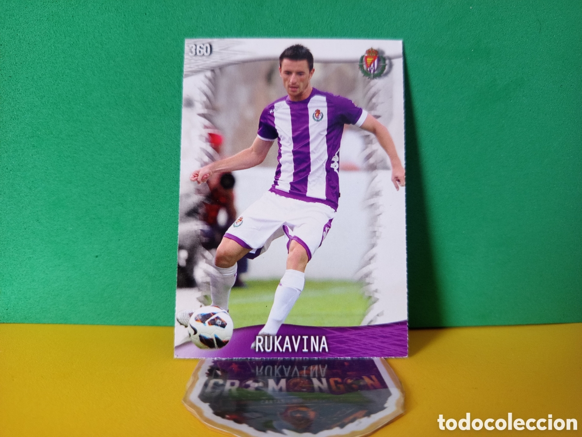 Figurine di Calcio: ❇️ CROMO ⚽ CARD RUKAVINA VALLADOLID 360 FICHAS LIGA QUIZ GAME 2014 13 14 2013 2014 MUNDICROMO ❇️