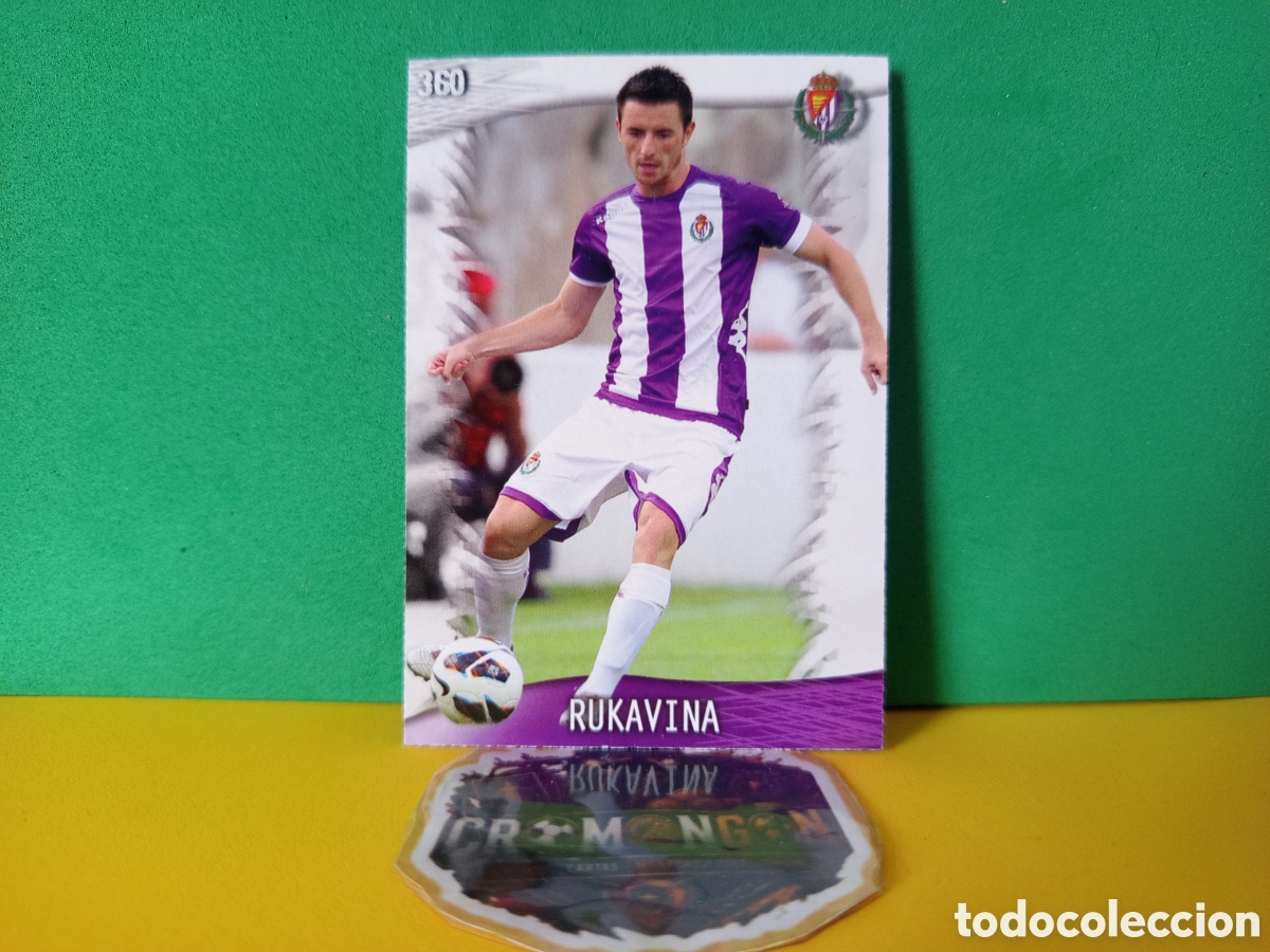Figurine di Calcio: ❇️ CROMO ⚽ CARD RUKAVINA VALLADOLID 360 FICHAS LIGA QUIZ GAME 2014 13 14 2013 2014 MUNDICROMO ❇️