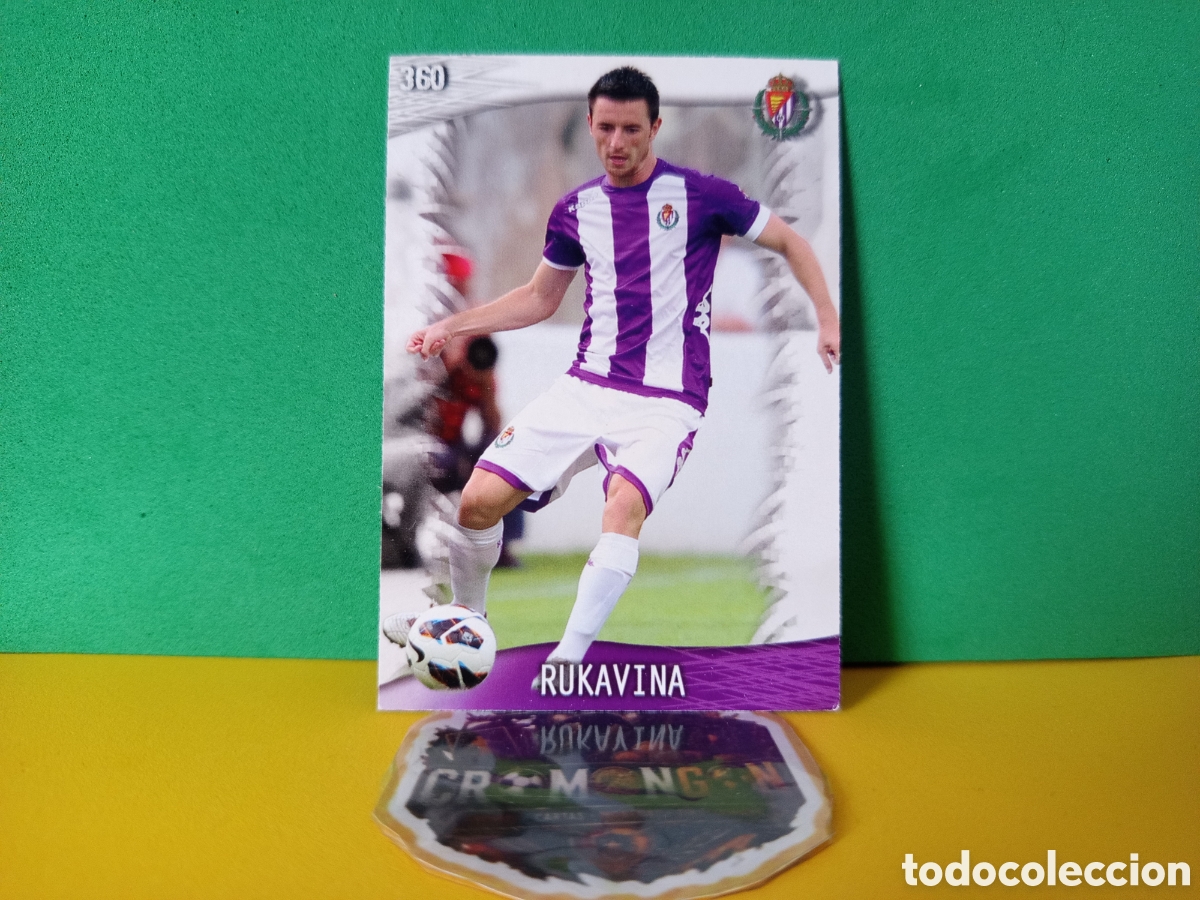 Figurine di Calcio: ❇️ CROMO ⚽ CARD RUKAVINA VALLADOLID 360 FICHAS LIGA QUIZ GAME 2014 13 14 2013 2014 MUNDICROMO ❇️