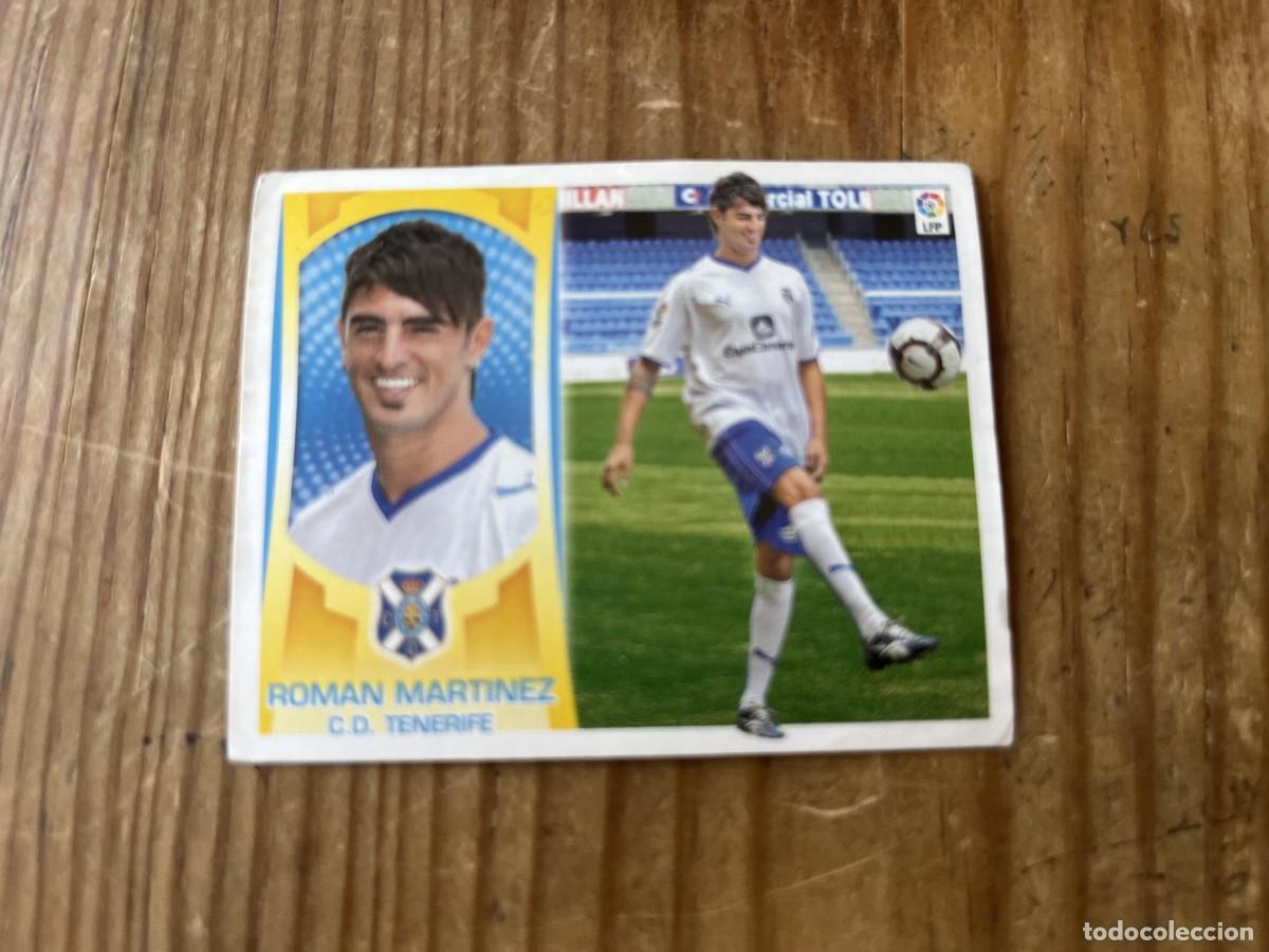 Figurine di Calcio: CROMO SIN PEGAR NUNCA PEGADO ALBUM LIGA ESTE 09 10 2009 2010 FICHAJES # 28 ROMAN MARTINEZ TENERIFE