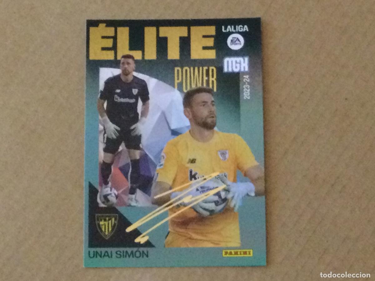 Figurine di Calcio: Cromo panini megacracks 2023-24 Unai Simon Athletic Elite power