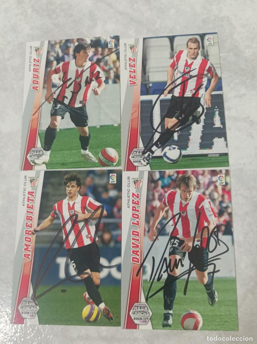 Figurine di Calcio: Cromos firmados Ath Bilbao