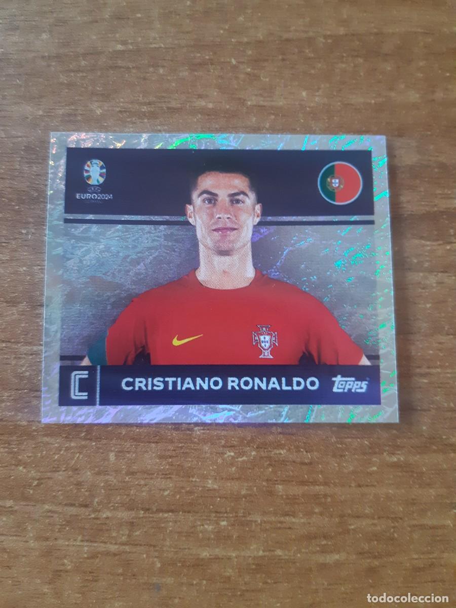 Cromos de f&uacute;tbol: POR 2 CRISTIANO RONALDO PORTUGAL EURO 2024 TOPPS STICKERS EUROCOPA ALEMANIA 2024. NUEVO SIN PEGAR
