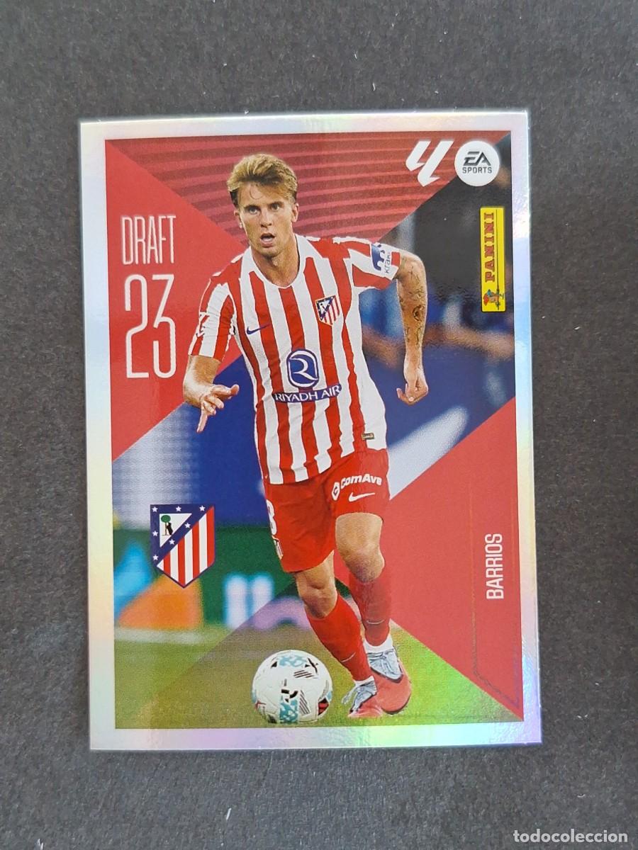Cromos de f&uacute;tbol: L1 BARRIOS ATLETICO DE MADRID DRAFT 23 LIGA ESTE 2026 2027 26 27 NUNCA PEGADO SIN PEGAR