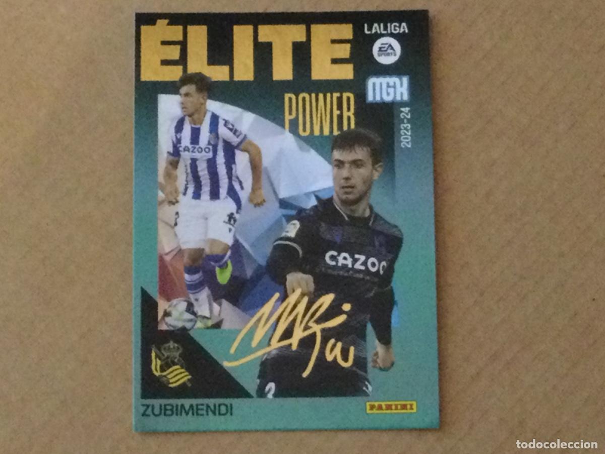Cartes &agrave; collectionner de Football: Cromo panini megacracks 2023-24 Zubimendi Real Sociedad Elite power