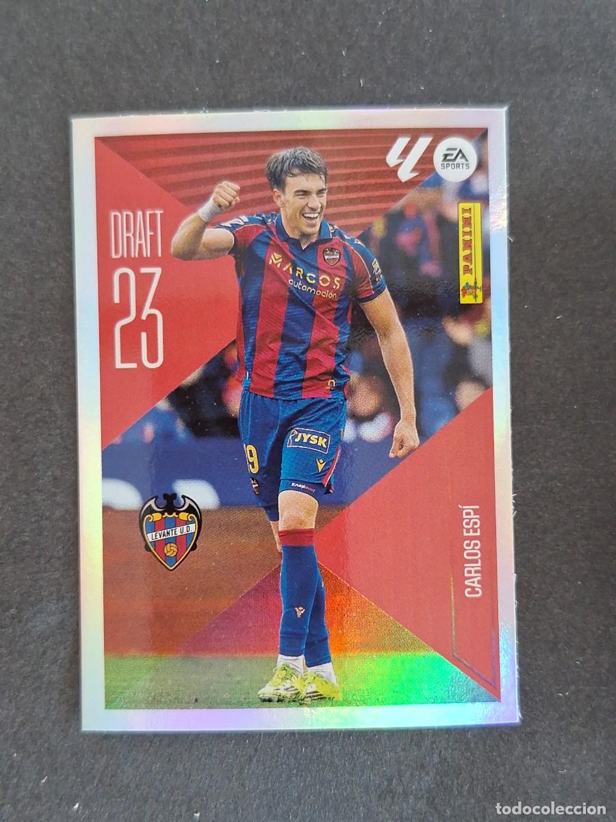 Cartes &agrave; collectionner de Football: L1 CARLOS ESPI LEVANTE U. D. DRAFT 23 LIGA ESTE 2026 2027 26 27 NUNCA PEGADO SIN PEGAR