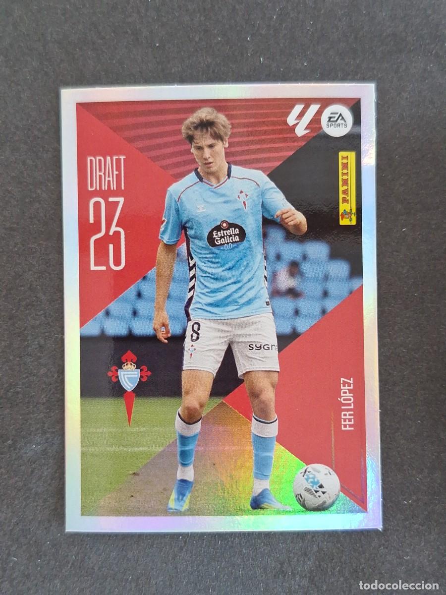 Fu&szlig;ball-Sticker: L1 FER LOPEZ CELTA DE VIGO DRAFT 23 LIGA ESTE 2026 2027 26 27 NUNCA PEGADO SIN PEGAR