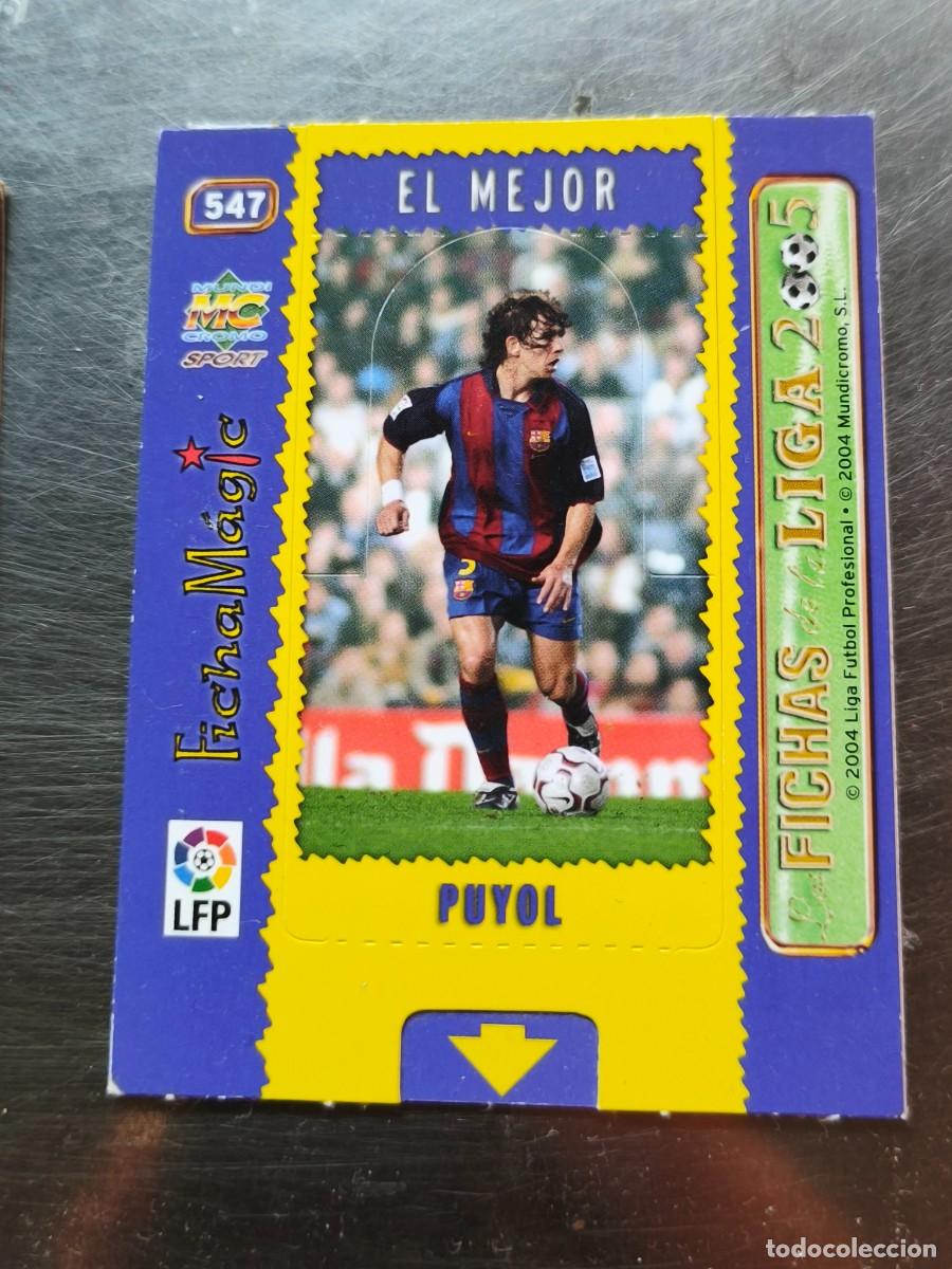 Cartes &agrave; collectionner de Football: puyol, liga 2004 el mejor mundicromo