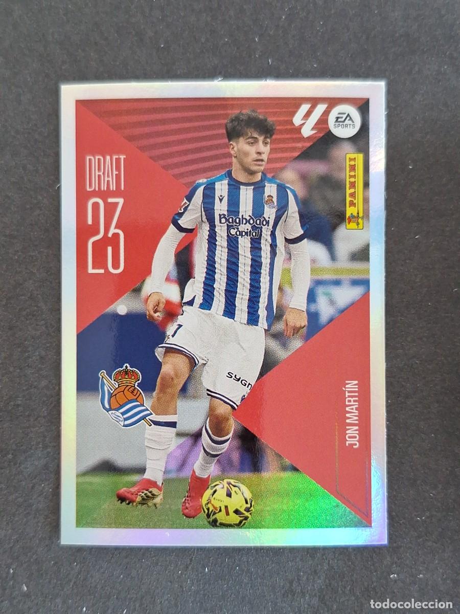Fu&szlig;ball-Sticker: L1 JON MARTIN REAL SOCIEDAD DRAFT 23 LIGA ESTE 2026 2027 26 27 NUNCA PEGADO SIN PEGAR
