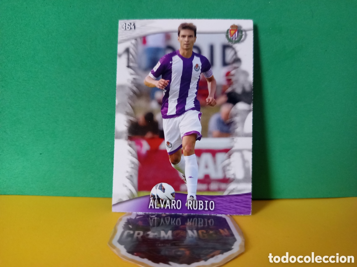 Cromos de f&uacute;tbol: ❇️ CROMO ⚽ &Aacute;LVARO RUBIO VALLADOLID 364 FICHAS LIGA QUIZ GAME 2014 13 14 2013 2014 MUNDICROMO ❇️