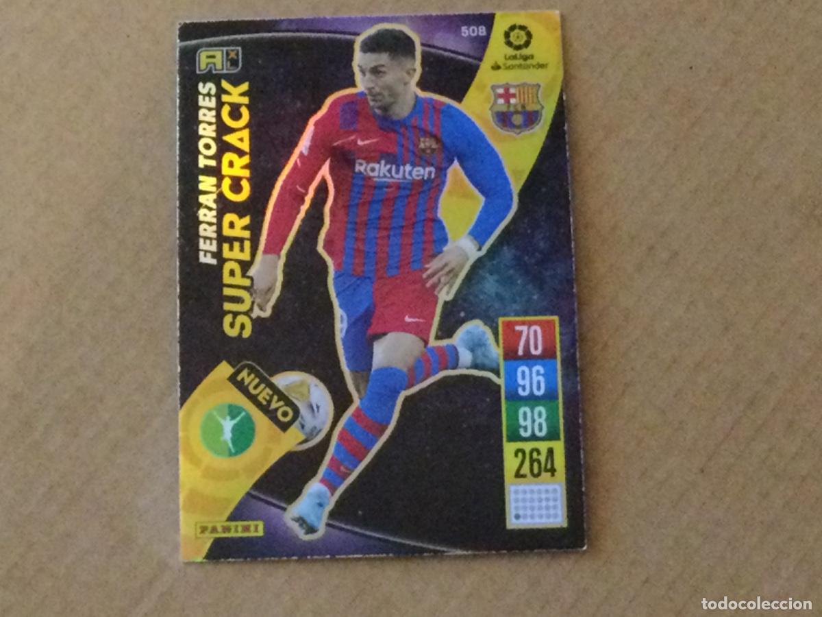 Cromos de f&uacute;tbol: Cromo panini adrenalyn Ferran Torres Barcelona super crack