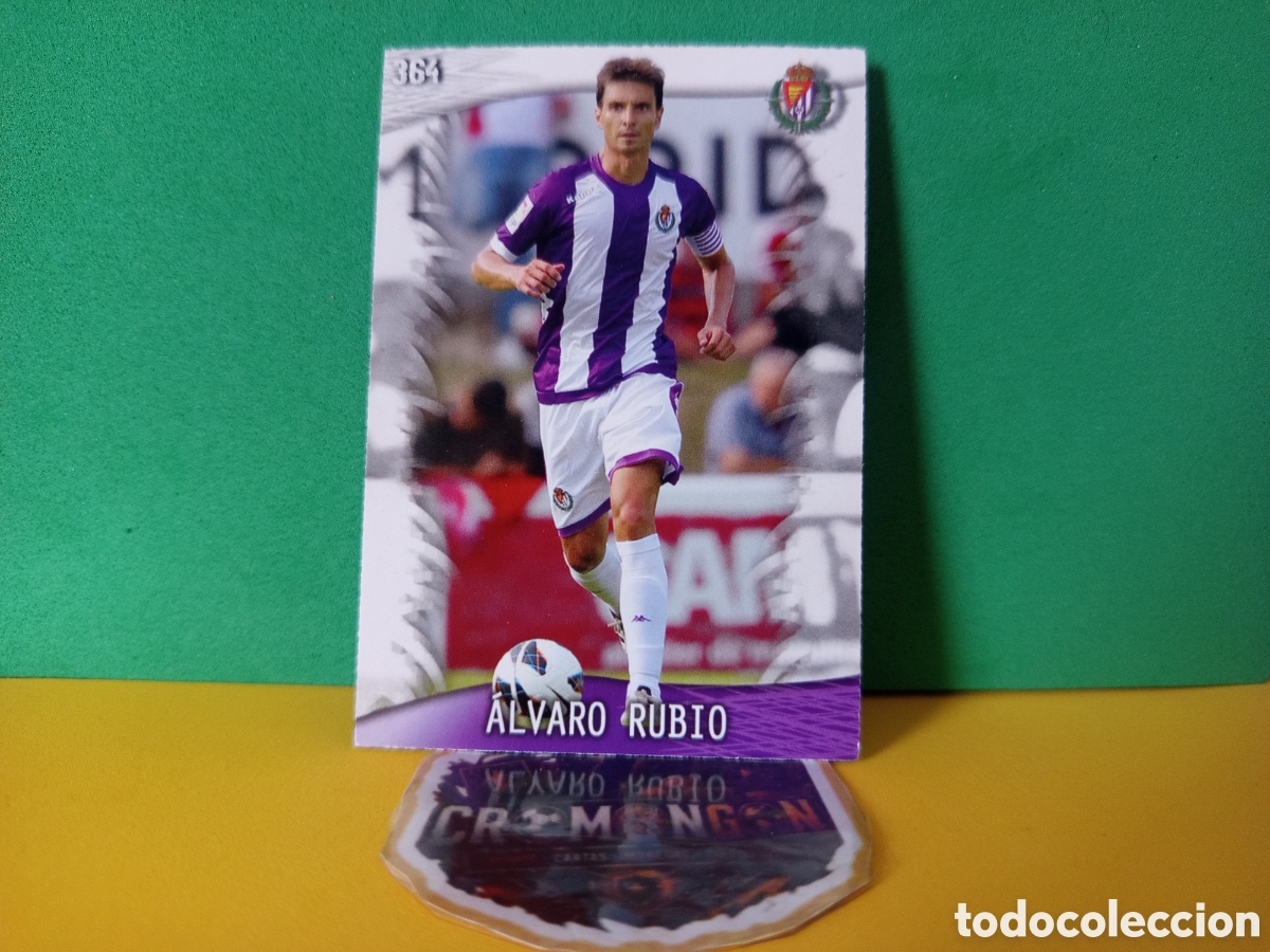 Cromos de f&uacute;tbol: ❇️ CROMO ⚽ &Aacute;LVARO RUBIO VALLADOLID 364 FICHAS LIGA QUIZ GAME 2014 13 14 2013 2014 MUNDICROMO ❇️