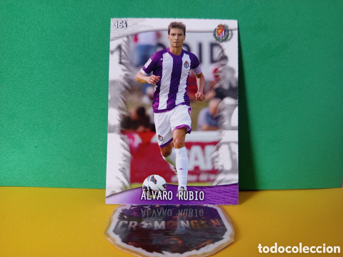 Cromos de f&uacute;tbol: ❇️ CROMO ⚽ &Aacute;LVARO RUBIO VALLADOLID 364 FICHAS LIGA QUIZ GAME 2014 13 14 2013 2014 MUNDICROMO ❇️