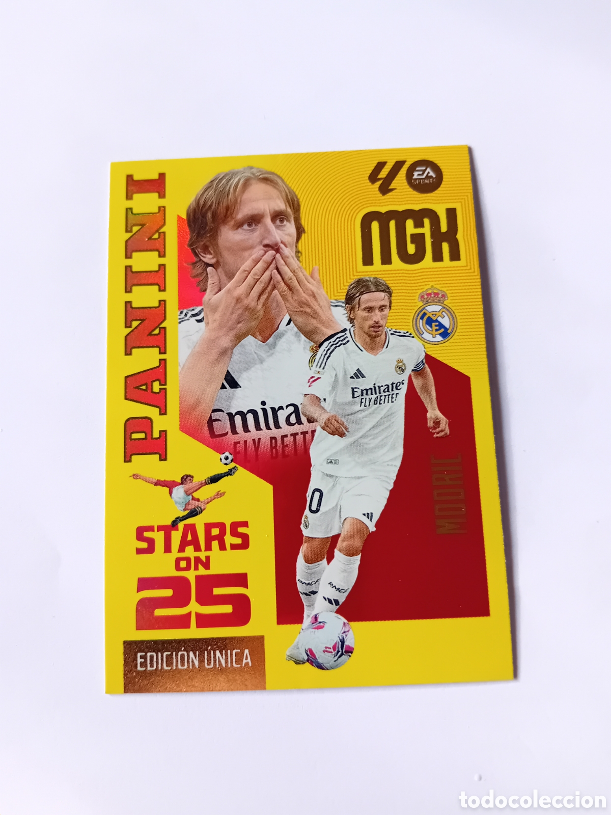 Cromos de Futebol: Modric Stars on 25 Edici&oacute;n &Uacute;nica 445 Paralela 26 27 2026 2027 Megacracks MGK Panini Nuevo